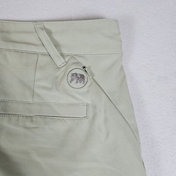 Normal Brand Hybrid Shorts Mens 31 Stretch Chino Performance 8" Zip Pocket Golf - Picture 8 of 15